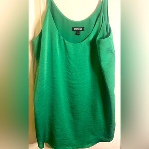 Green Express satin Downtown Cami - size M